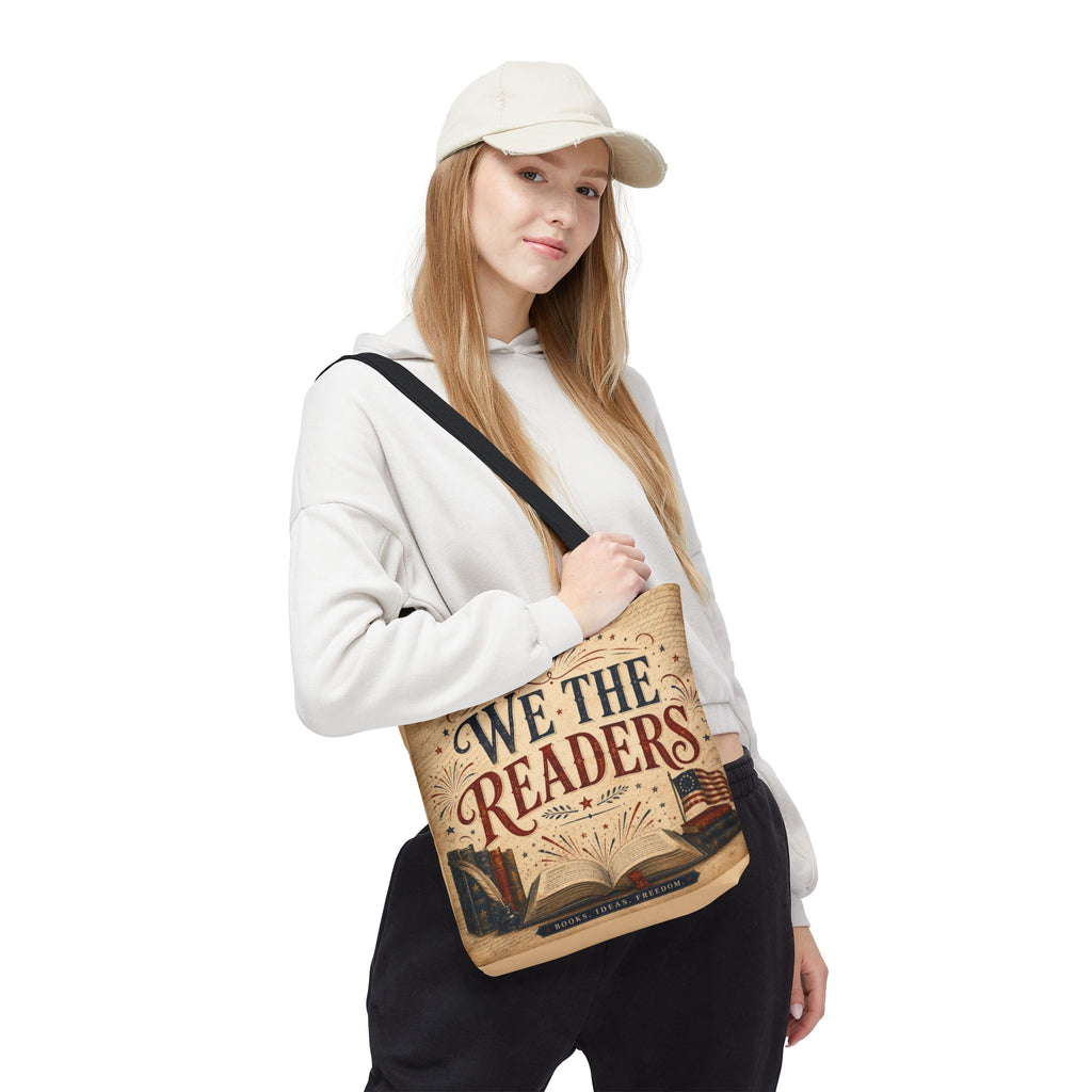 We The Readers Tote Bag — Vintage Book Lover Canvas Tote