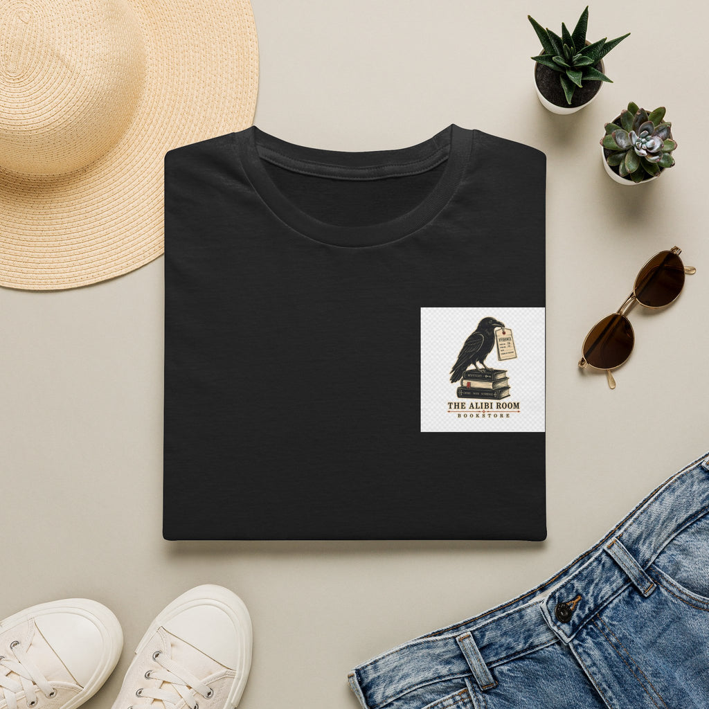 Crow Raven Bookshop Pocket Logo T-Shirt