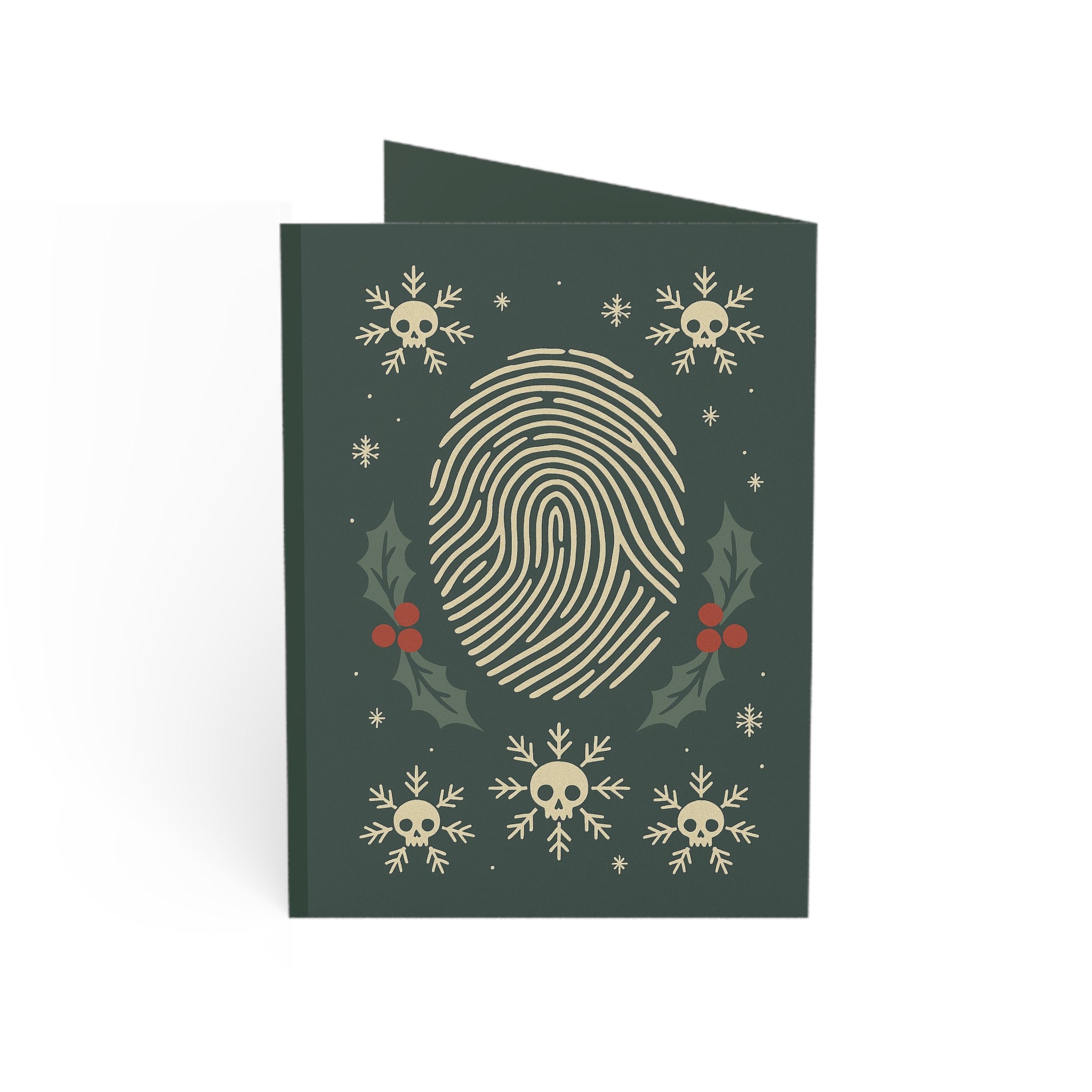 "Season's Creepings" Forensic Greeting Cards (1, 10, 30, and 50pcs)