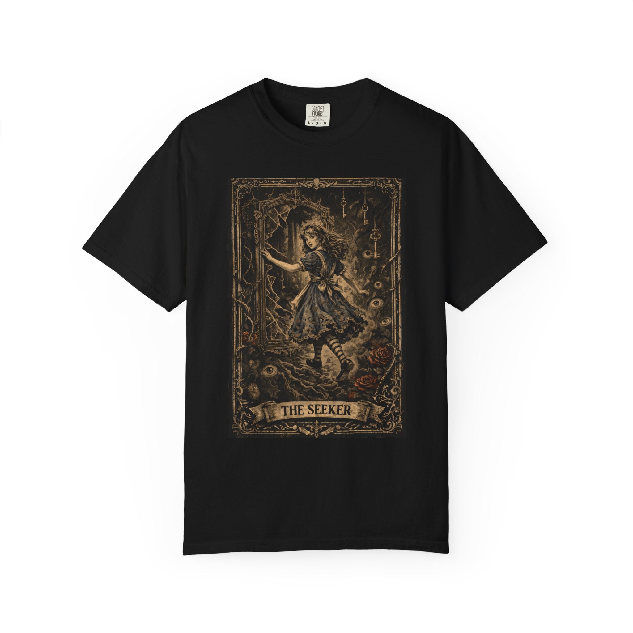 The Seeker Tarot Tee – Wonderland After Dark Collection