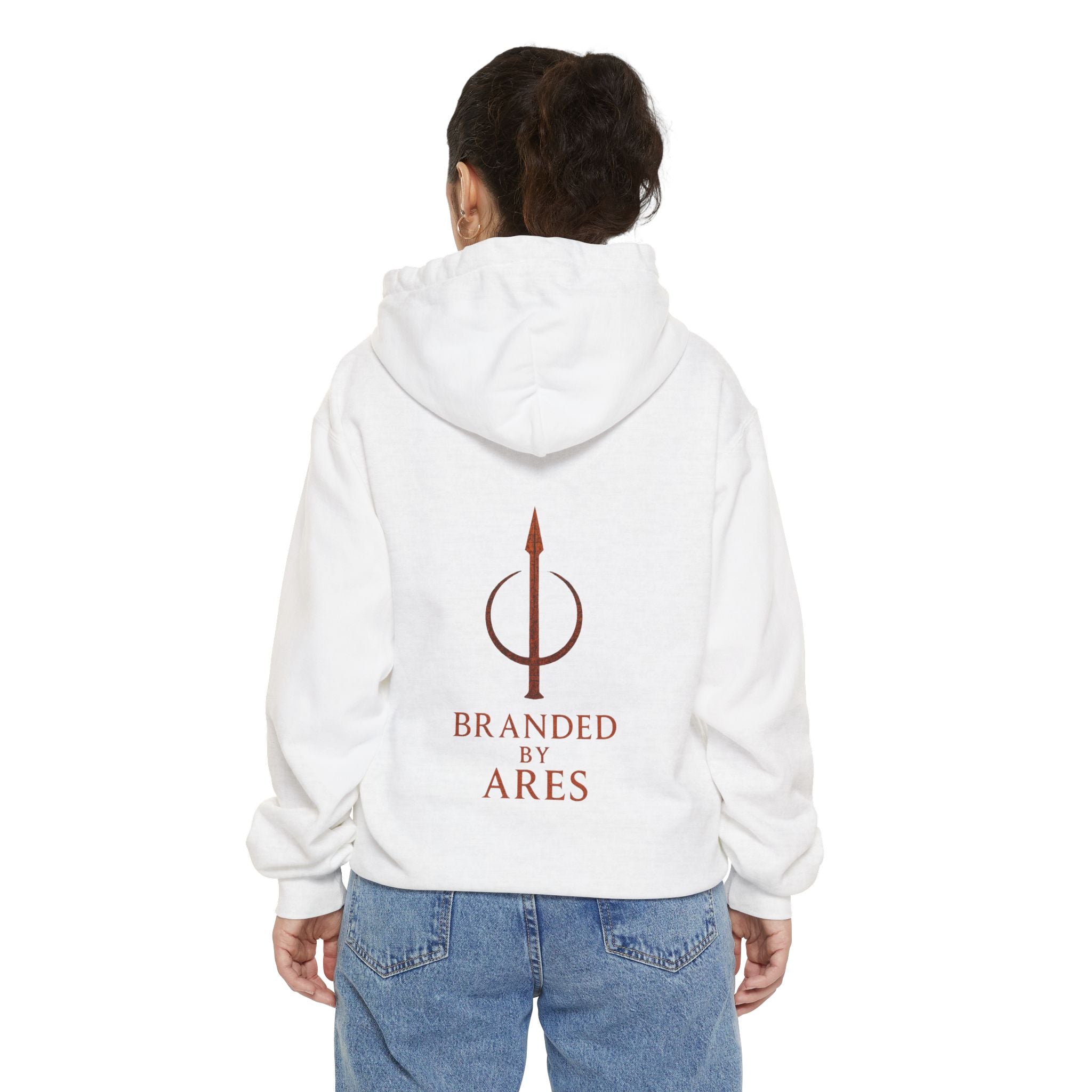 “Branded by Ares” Spear Godbrand Hoodie--POD