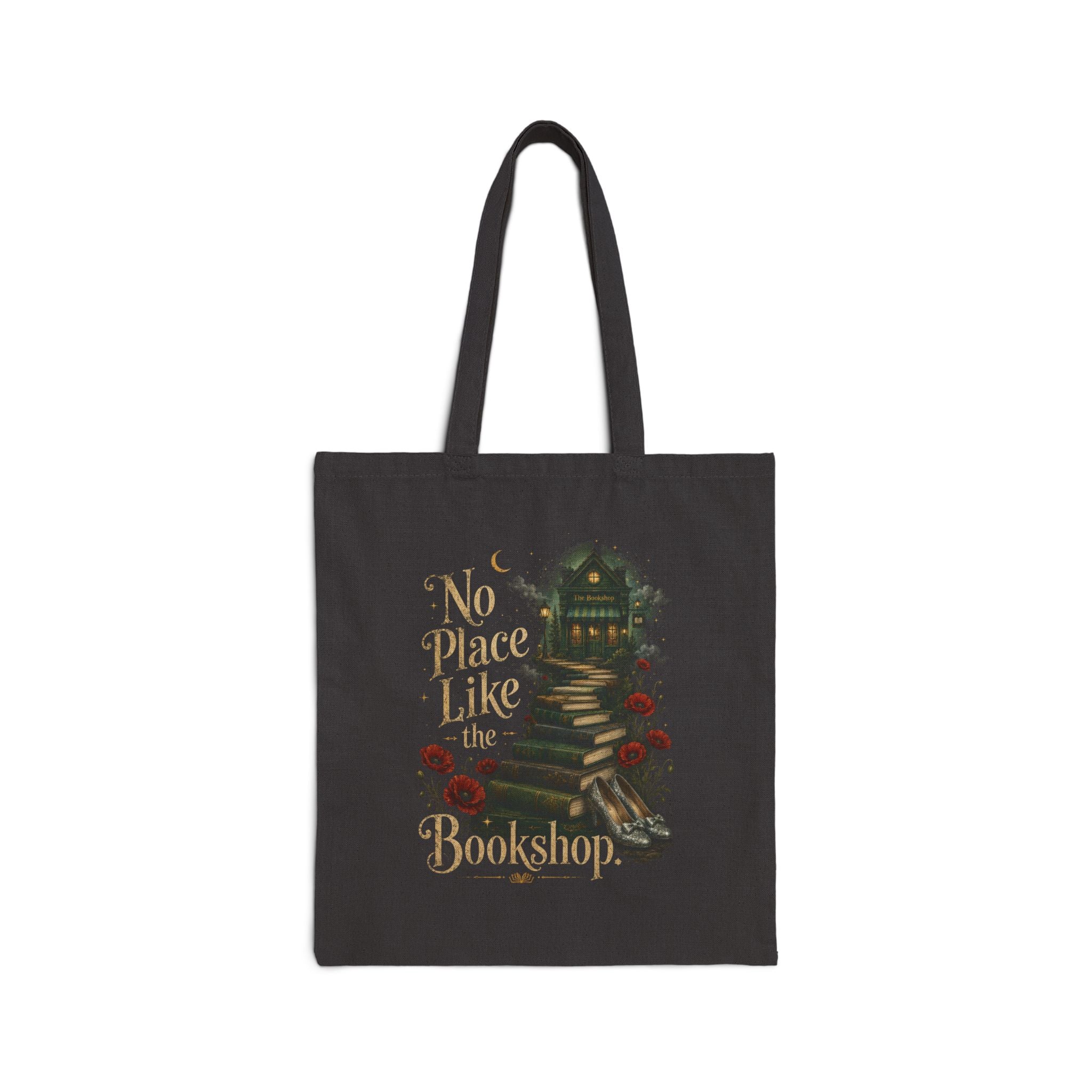 “No Place Like the Bookshop” Canvas Tote