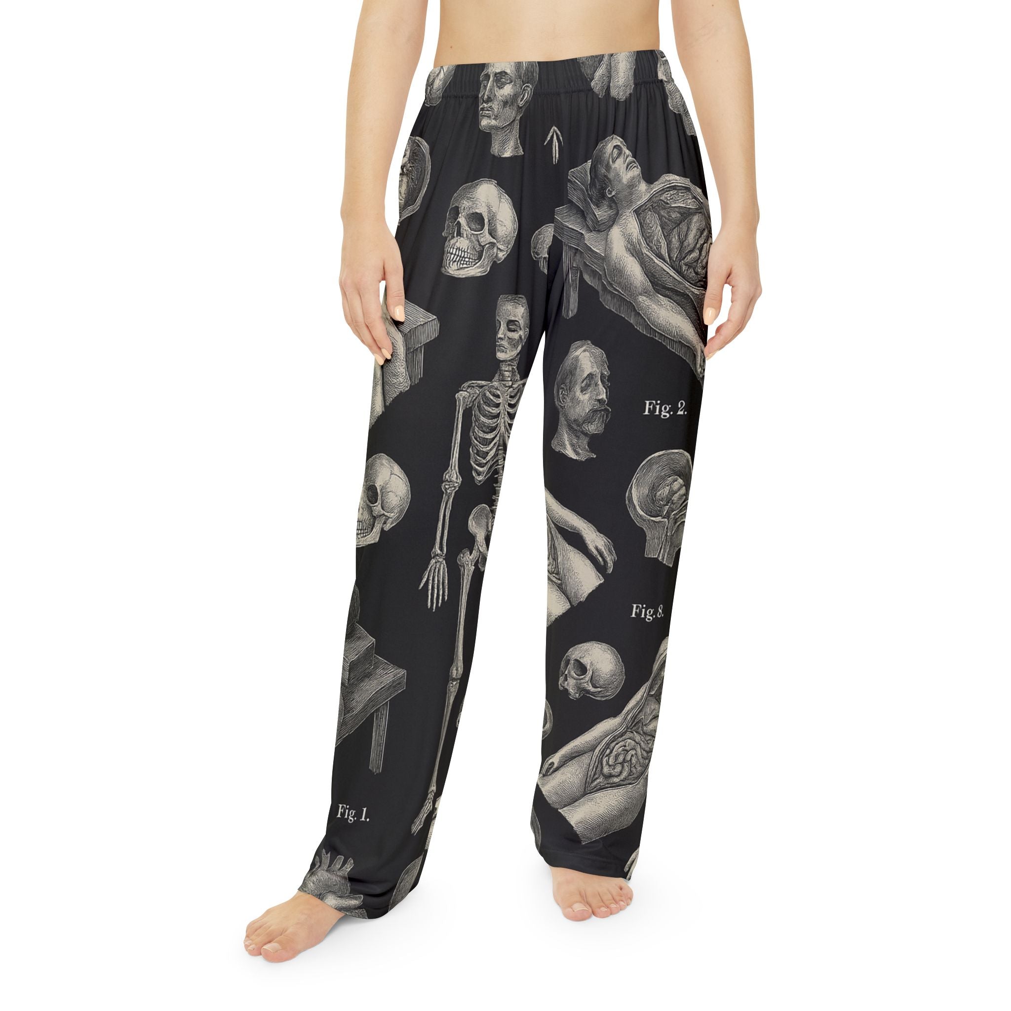 Autopsy After Dark Lounge Pants – Vintage Anatomy Pattern