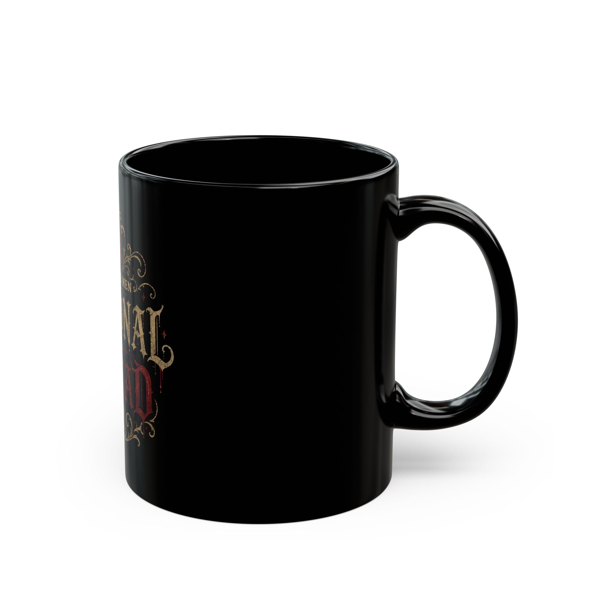“I Prefer My Men Fictional & Undead” Gothic Vampire Coffee Mug