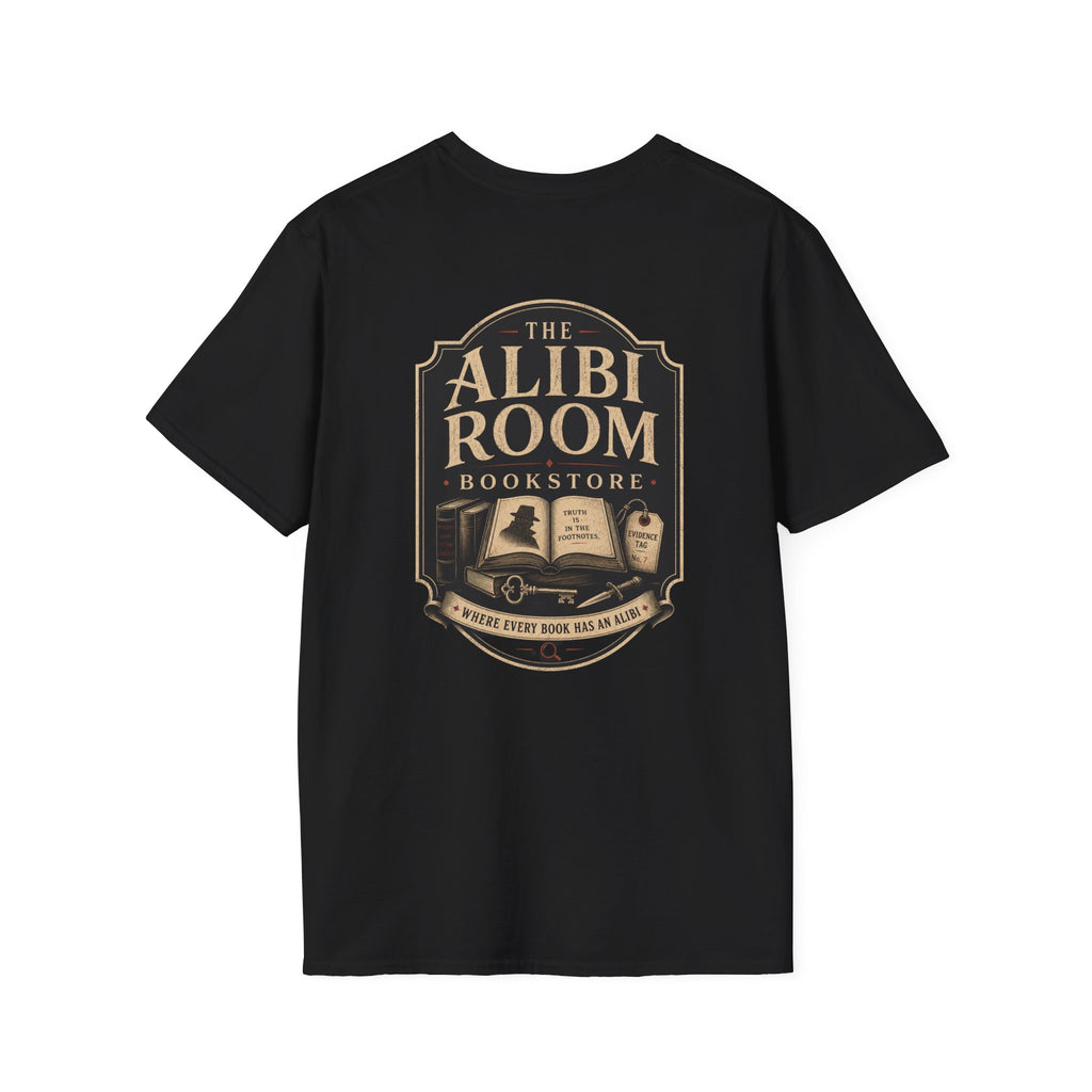 Crow Raven Bookshop Pocket Logo T-Shirt