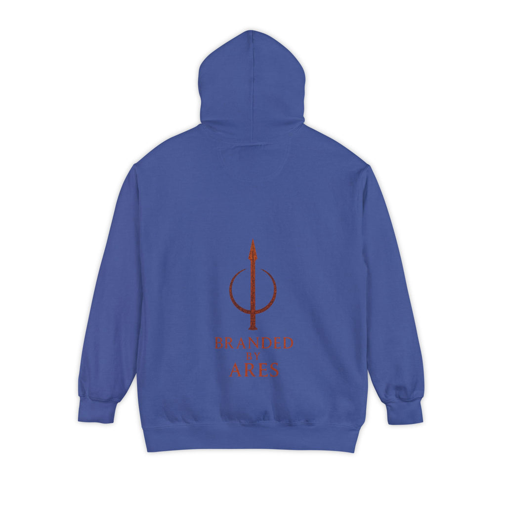 “Branded by Ares” Spear Godbrand Hoodie--POD