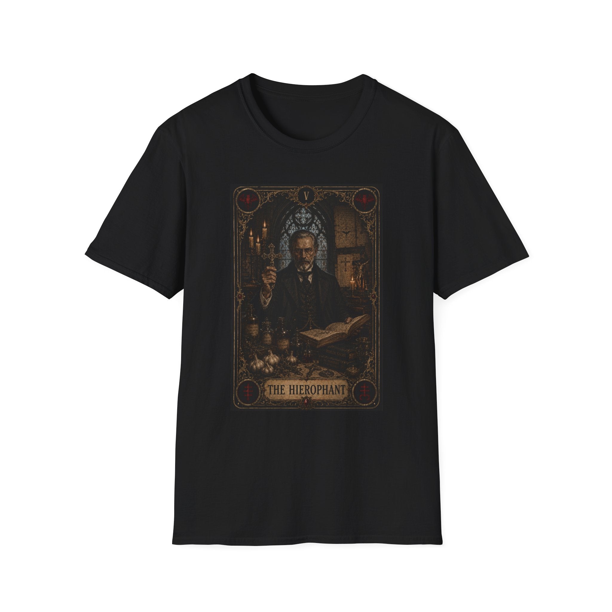 The Hierophant — Van Helsing Tarot T-Shirt