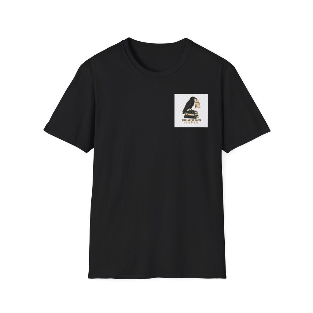 Crow Raven Bookshop Pocket Logo T-Shirt