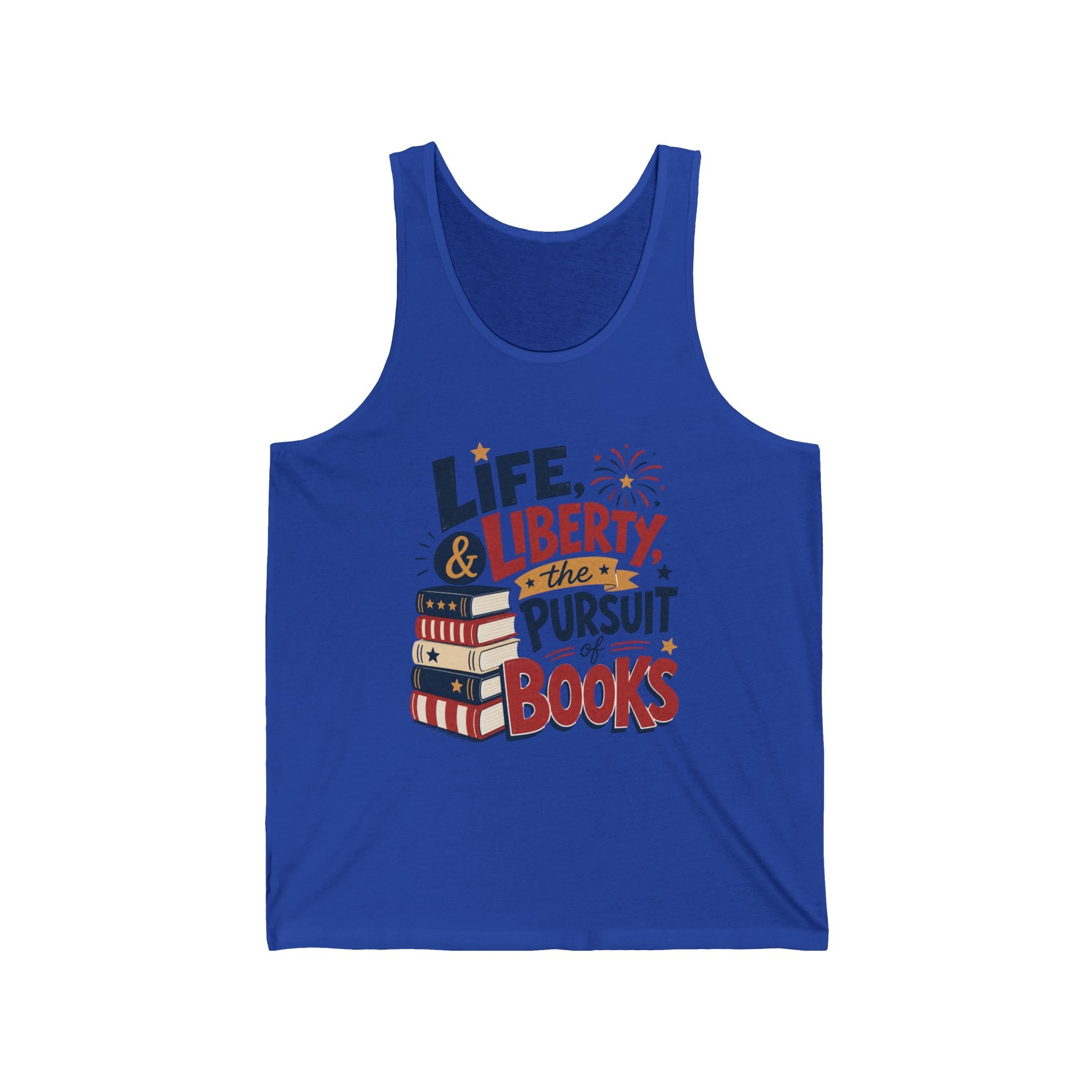 Life & Liberty: The Pursuit of Books Tank Top