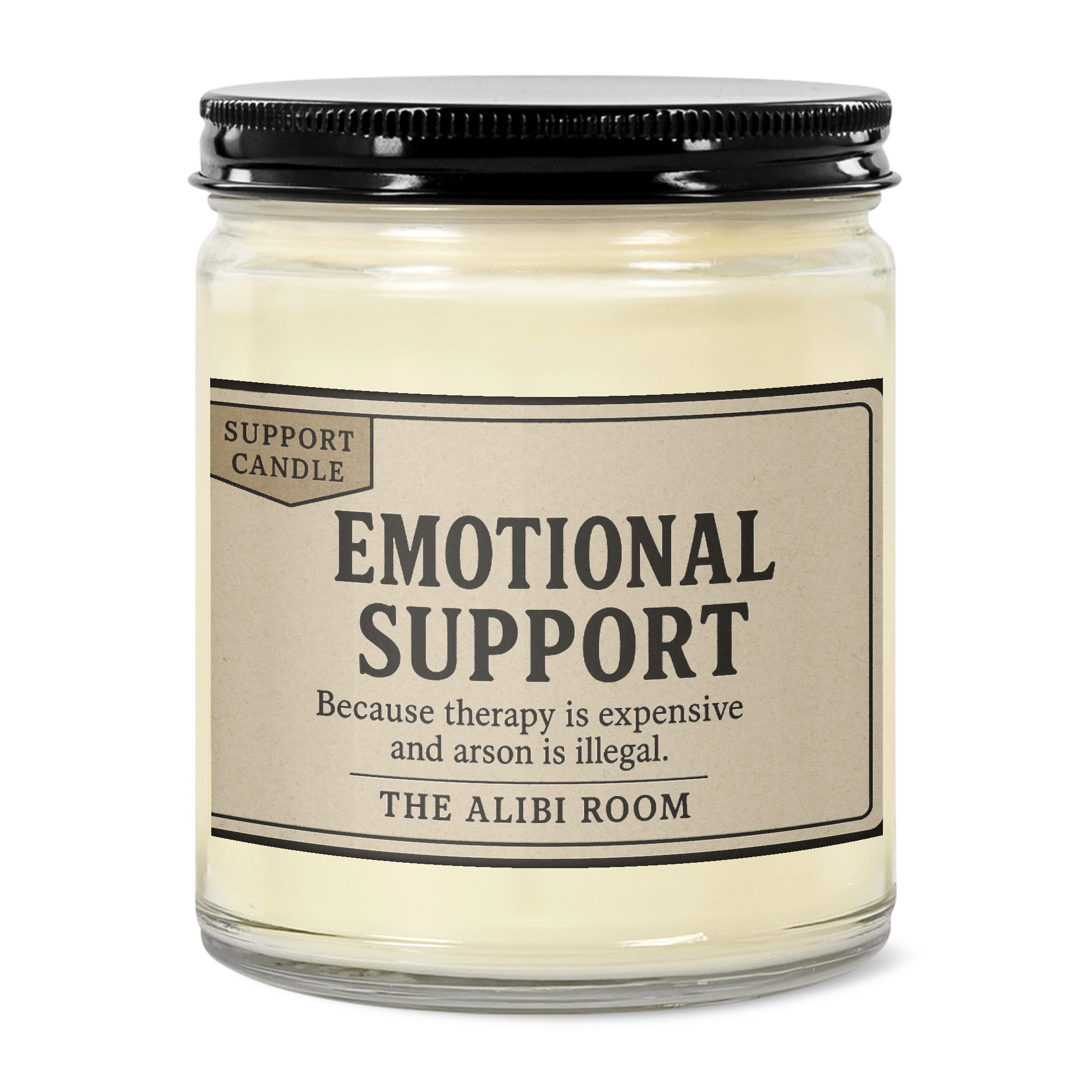Because therapy is expensive and arson is illegal Vanilla Bean 9oz Candle