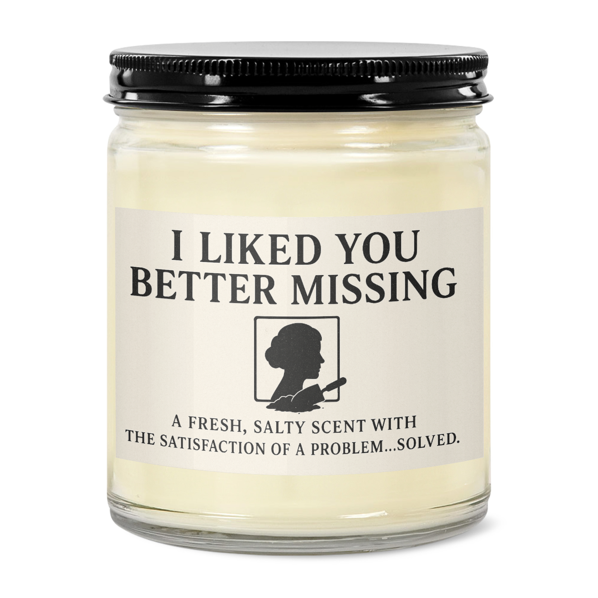 I Liked You Better Missing 9oz Candle--Sea Breeze