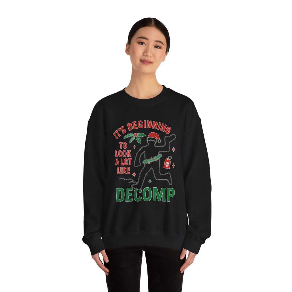 “It’s Beginning to Look a Lot Like Decomp” Crewneck Sweatshirt