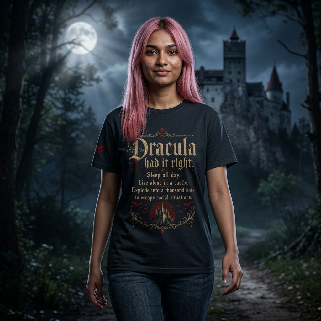 Dracula Had It Right Gothic Literary Tee
