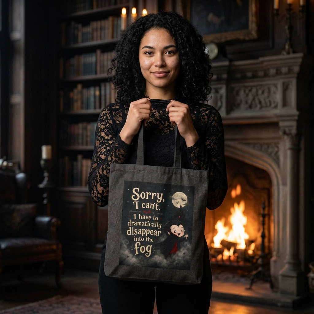 Dramatically Disappear Into the Fog Tote Bag