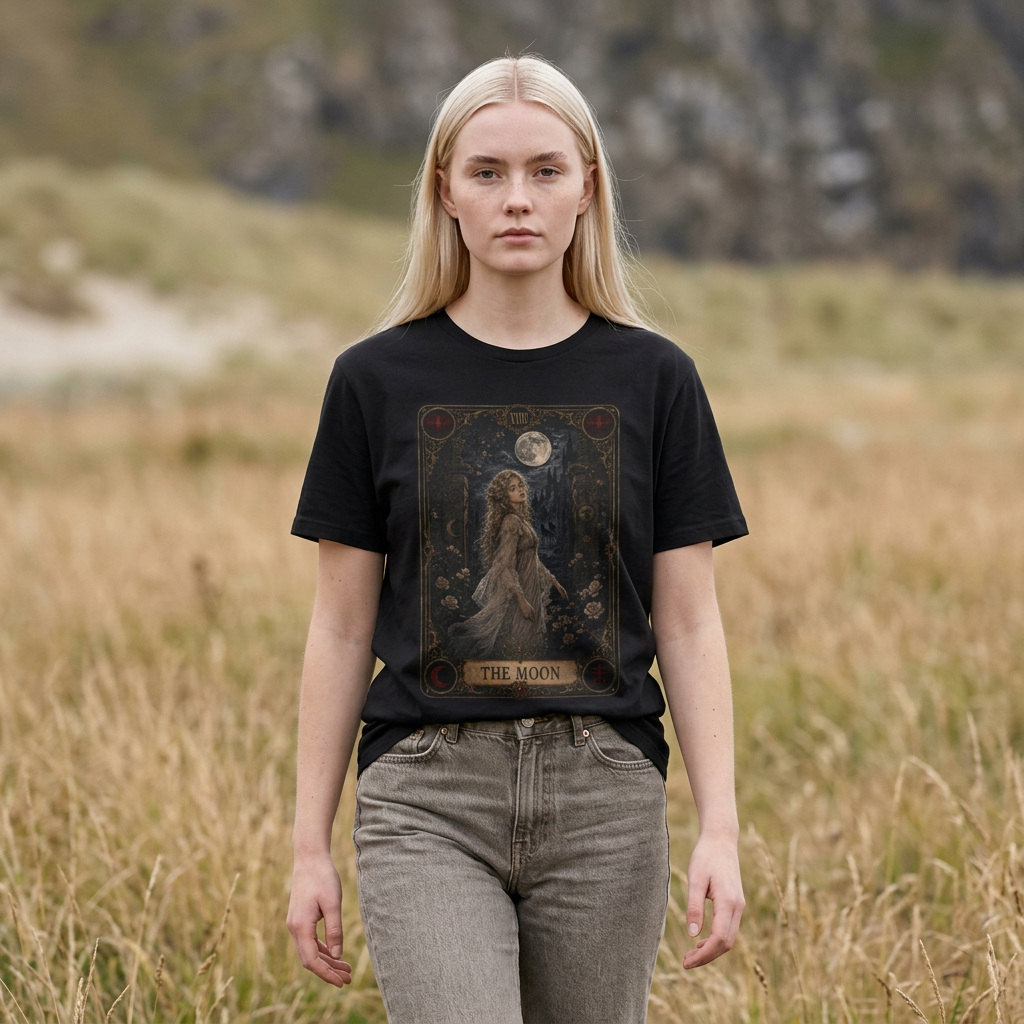 The Moon — Lucy Westenra Tarot T-Shirt