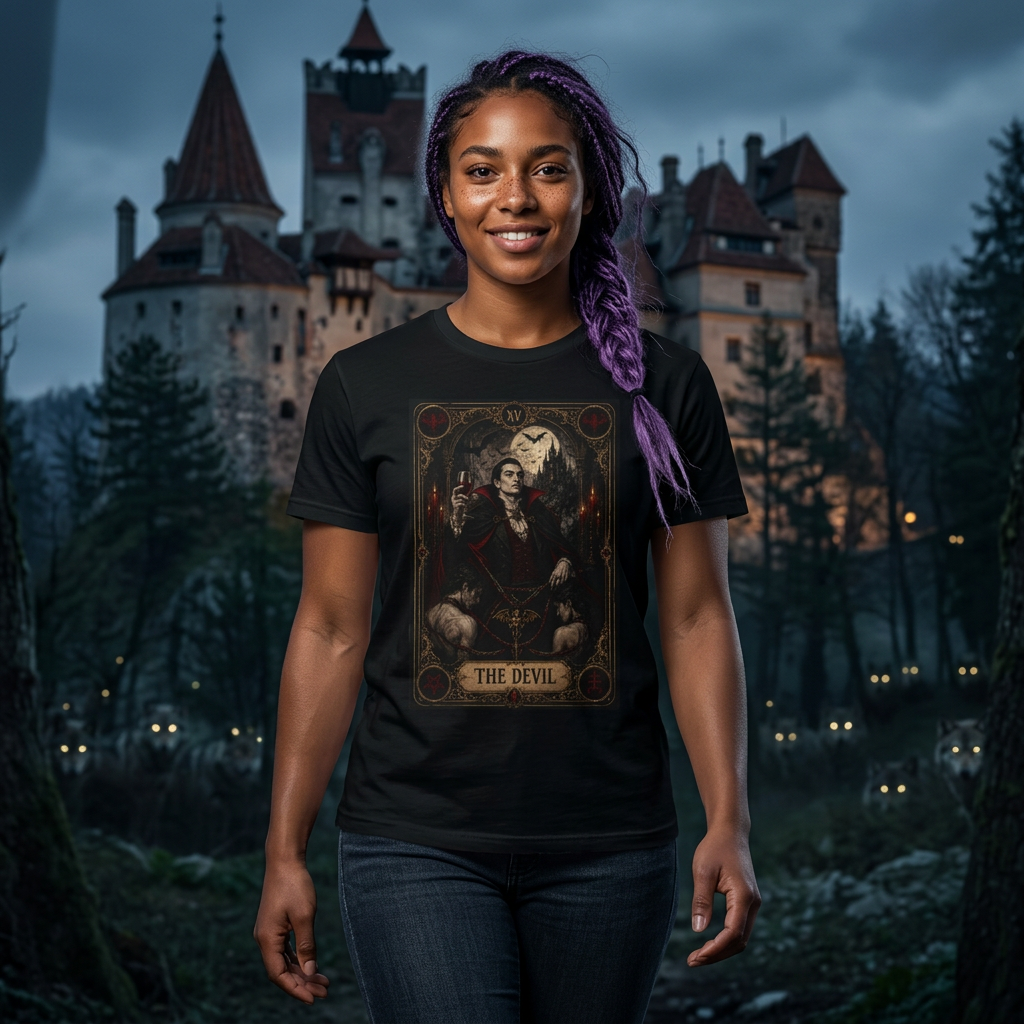 The Devil — Dracula Tarot T-Shirt