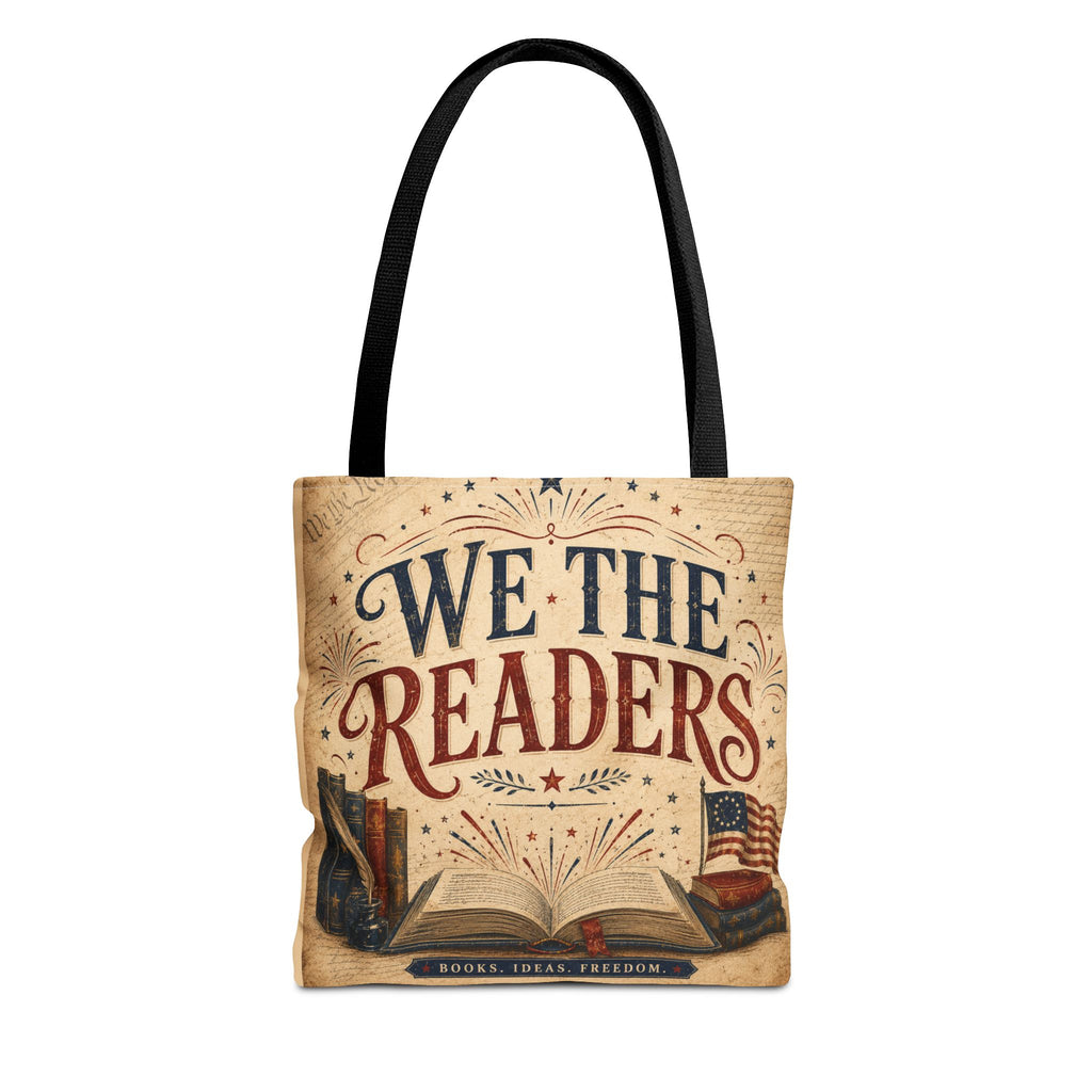 We The Readers Tote Bag — Vintage Book Lover Canvas Tote