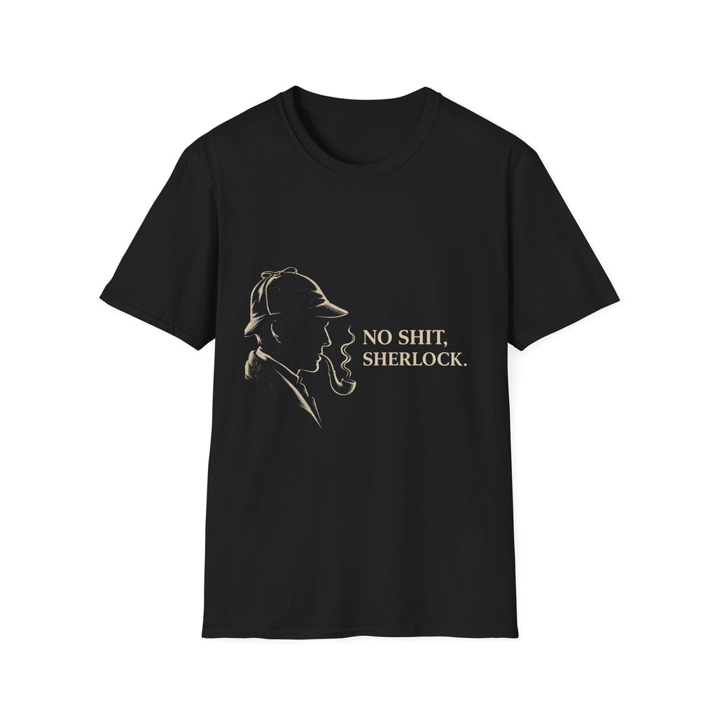 No Sh*t, Sherlock – Vintage Detective Silhouette T-Shirt