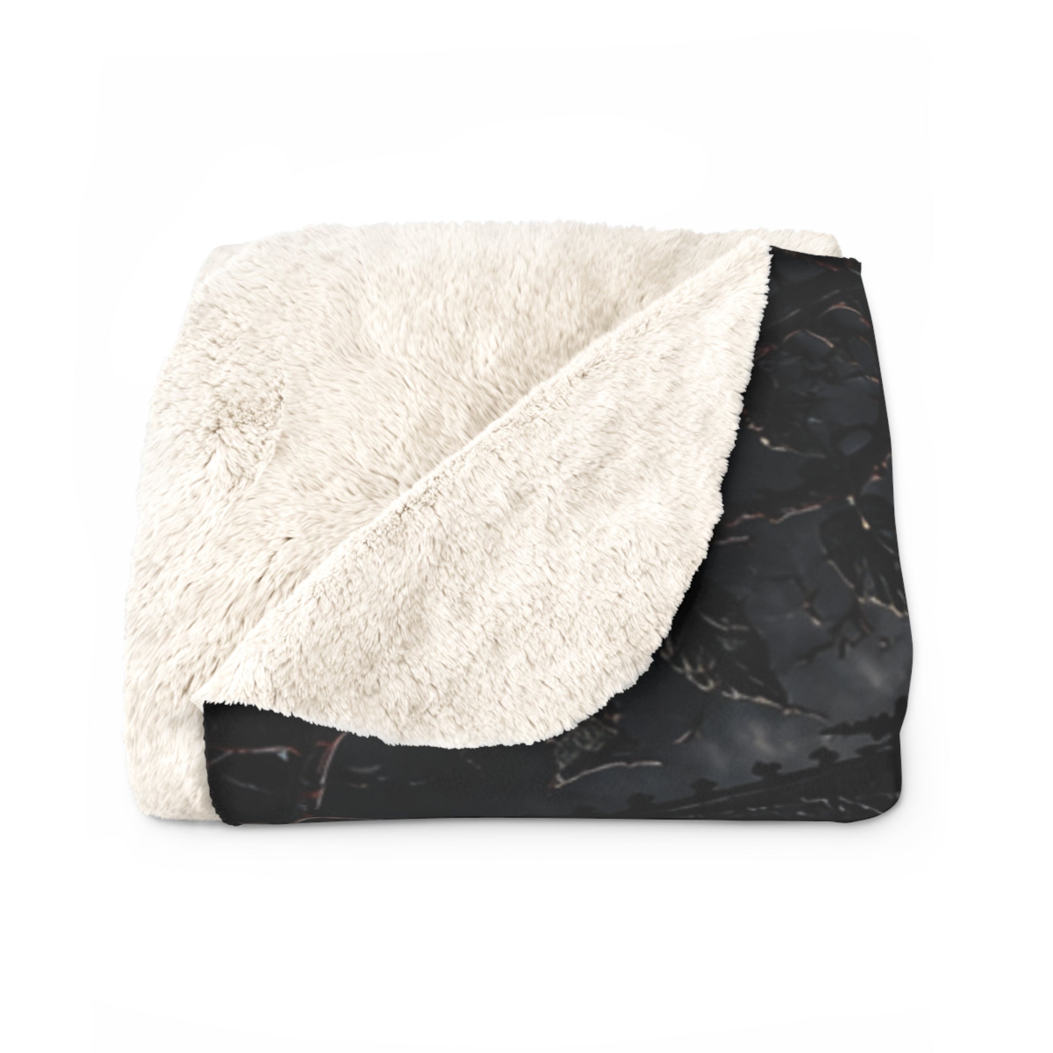 Midnight at Carfax Abbey Sherpa Blanket