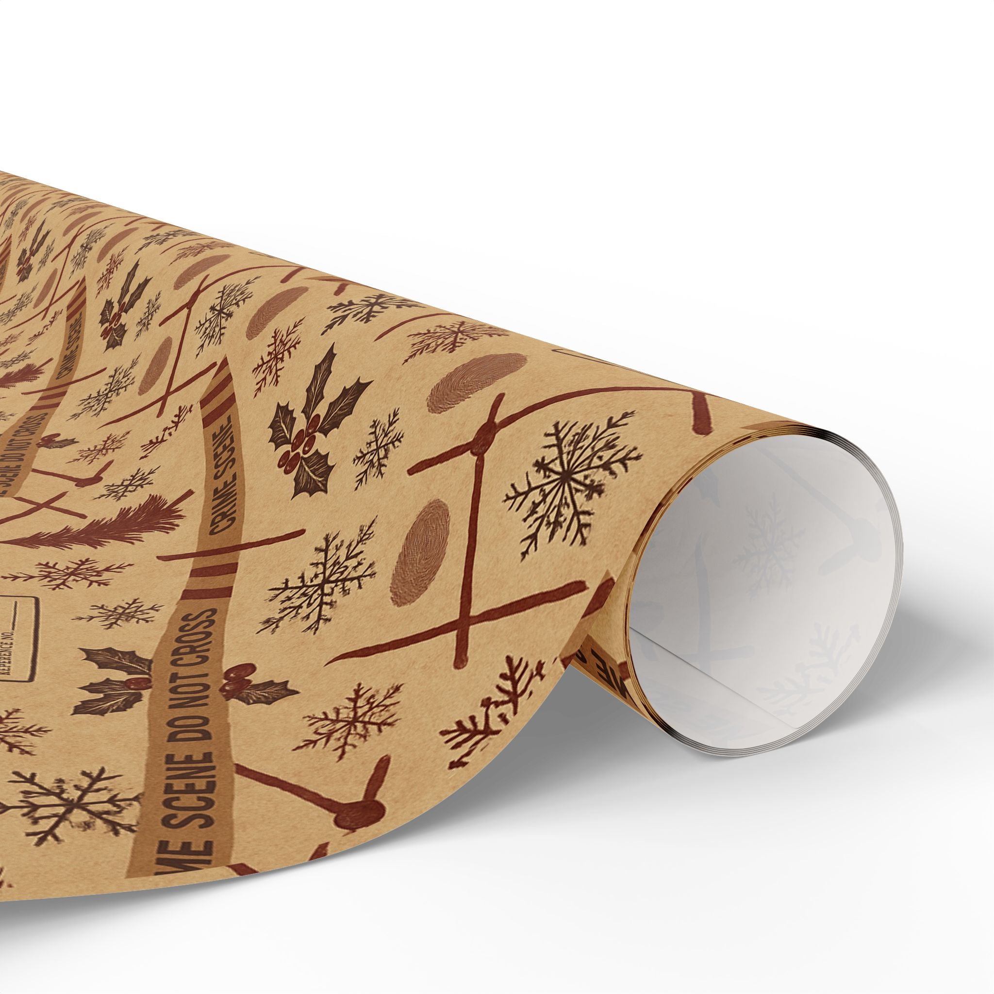Christmas Crime Scene Wrapping Paper