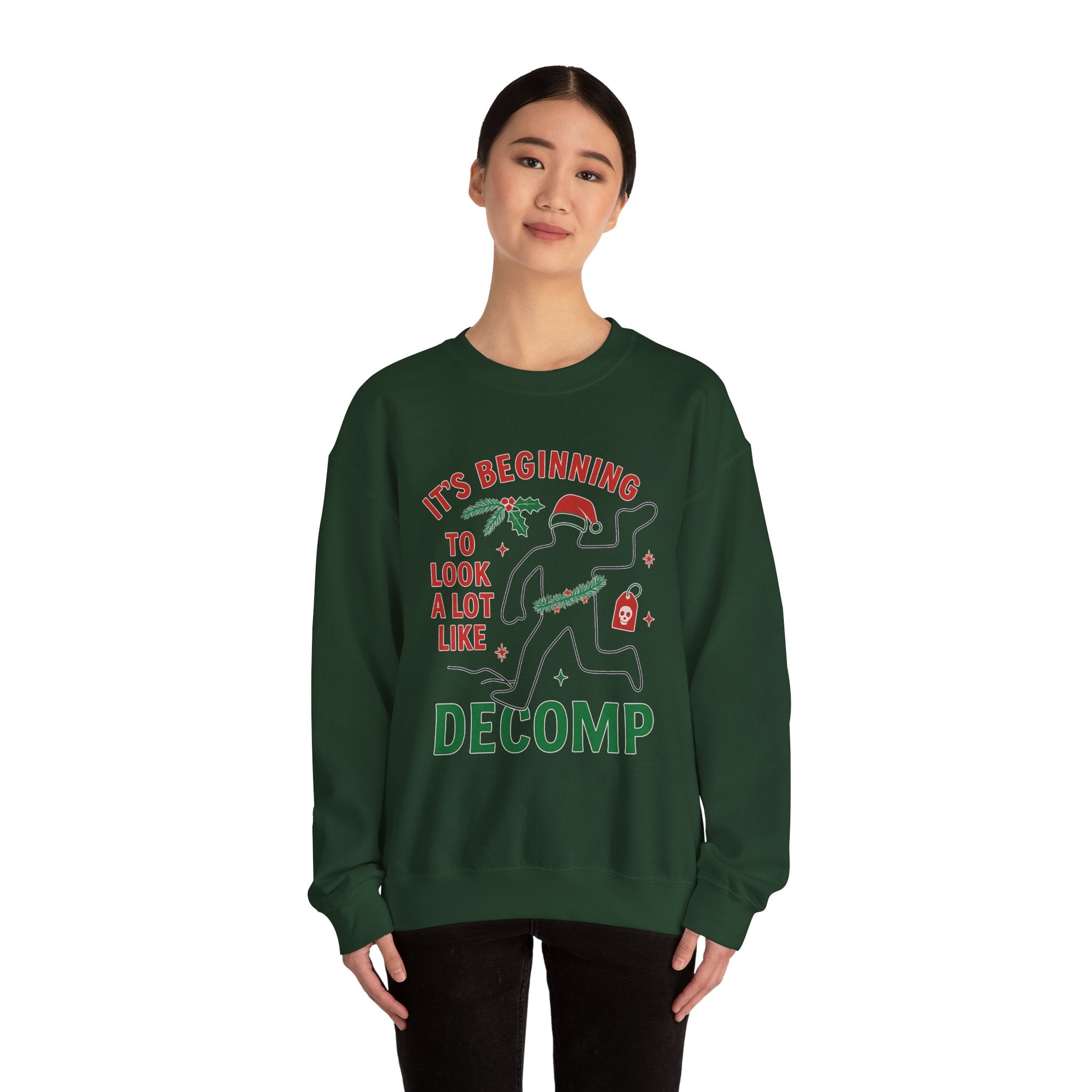“It’s Beginning to Look a Lot Like Decomp” Crewneck Sweatshirt
