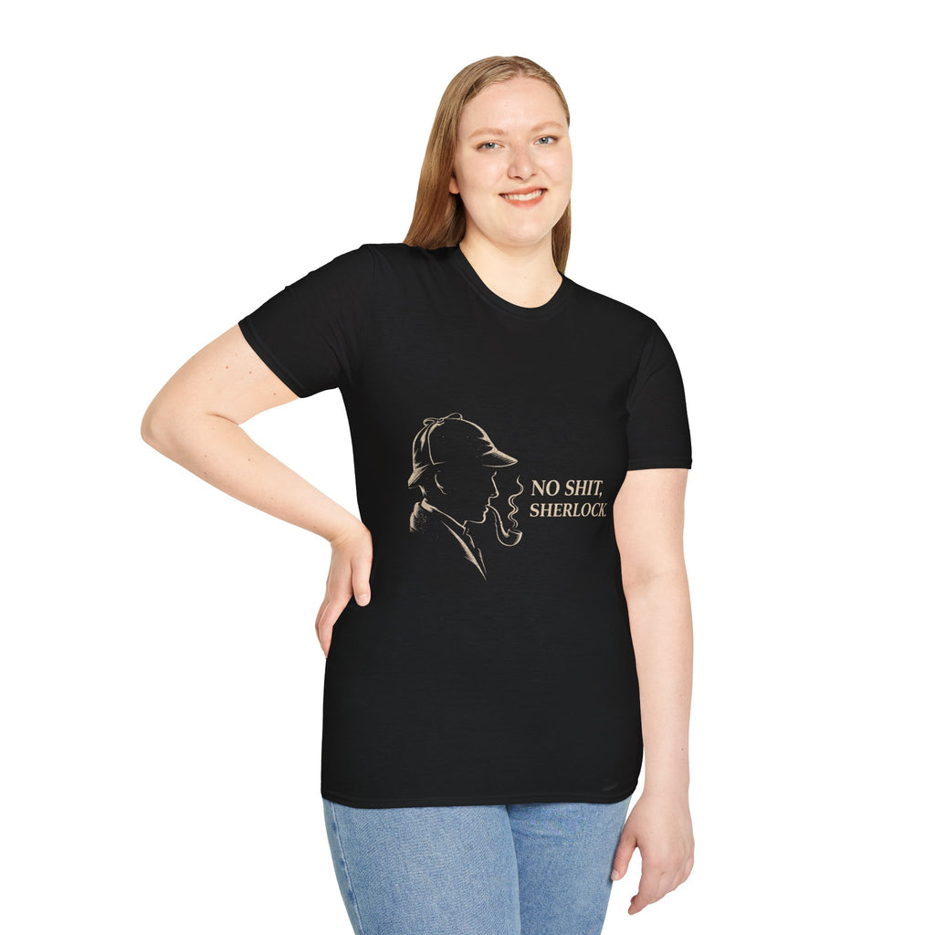 No Sh*t, Sherlock – Vintage Detective Silhouette T-Shirt