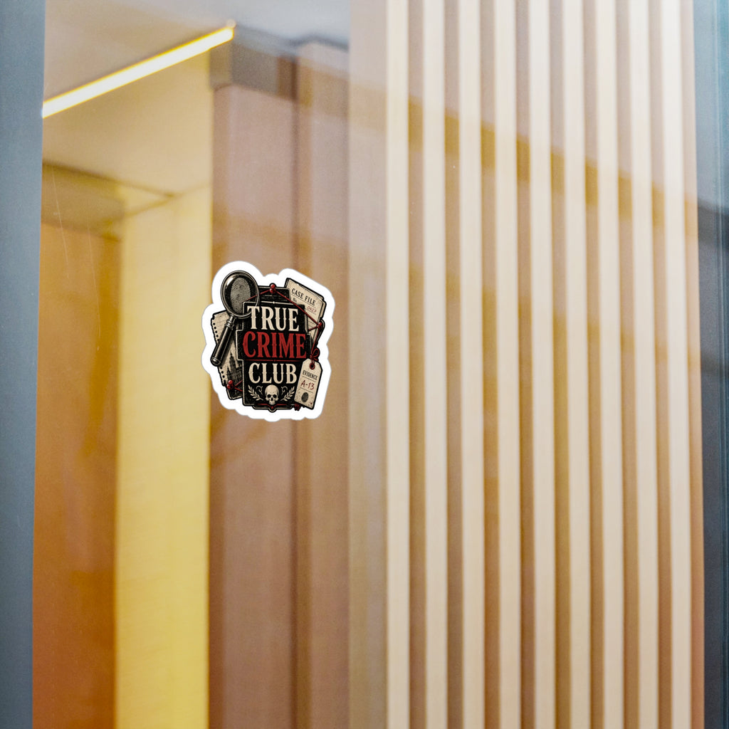 True Crime Club Vinyl Sticker 3x4