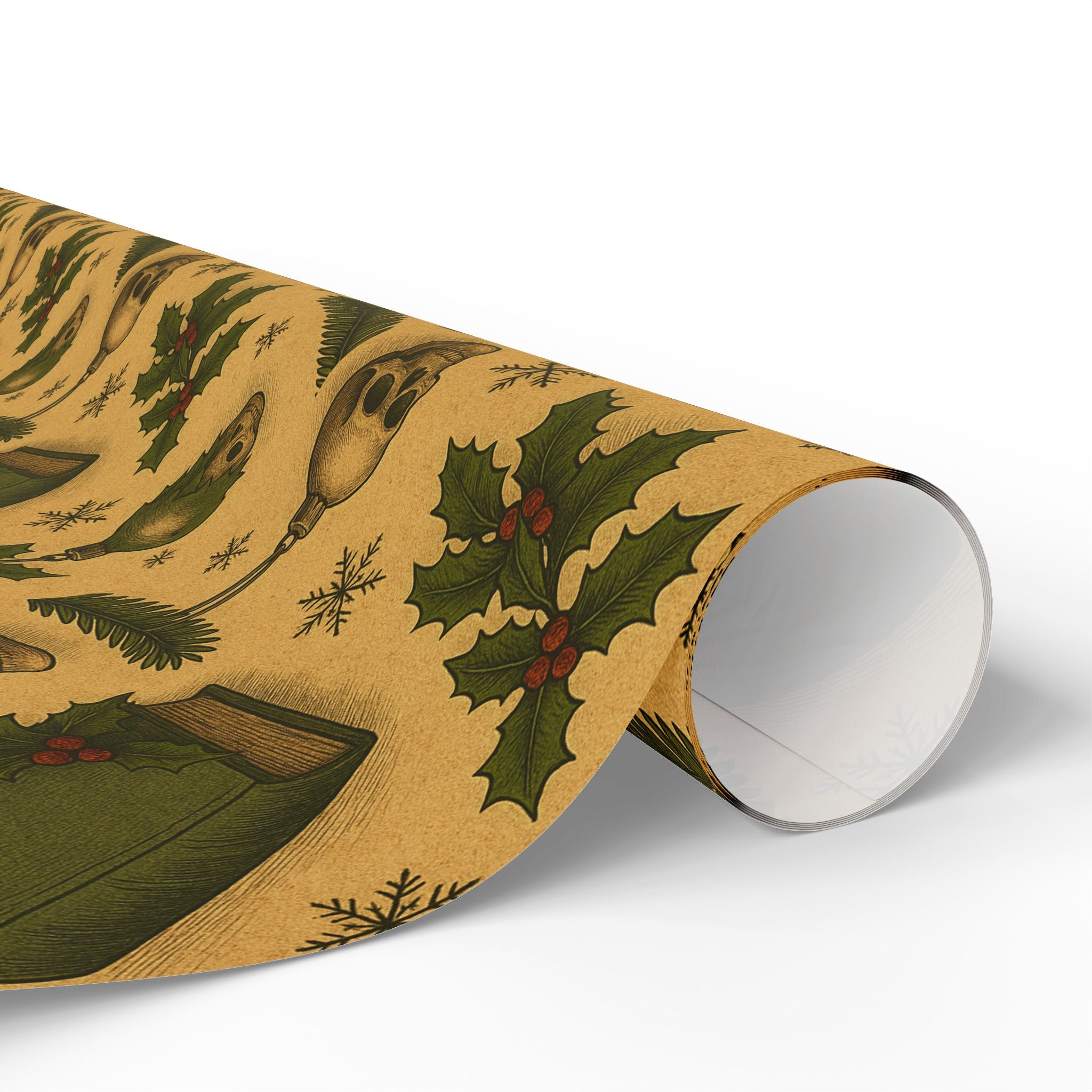 Books, Bones & Bows Wrapping Paper