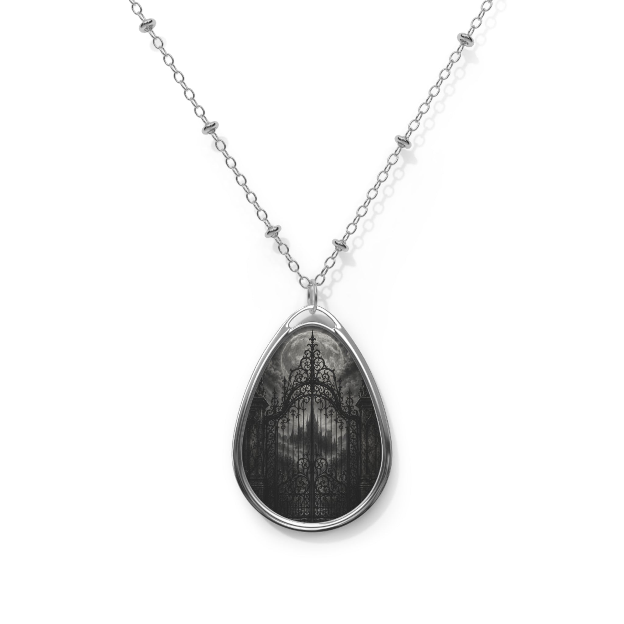 Carfax Abbey Gate Pendant Necklace | Midnight at Carfax Abbey Collection