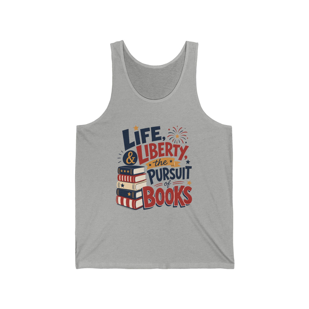 Life & Liberty: The Pursuit of Books Tank Top