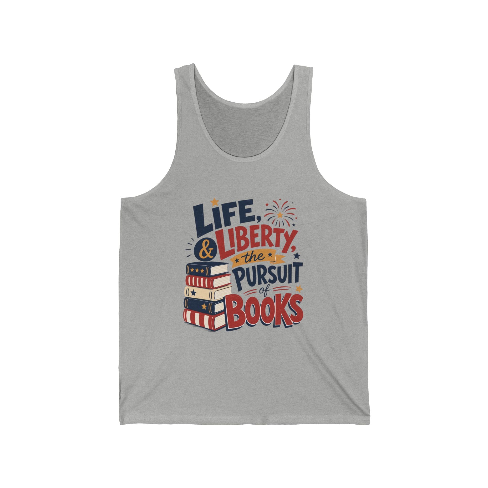 Life & Liberty: The Pursuit of Books Tank Top
