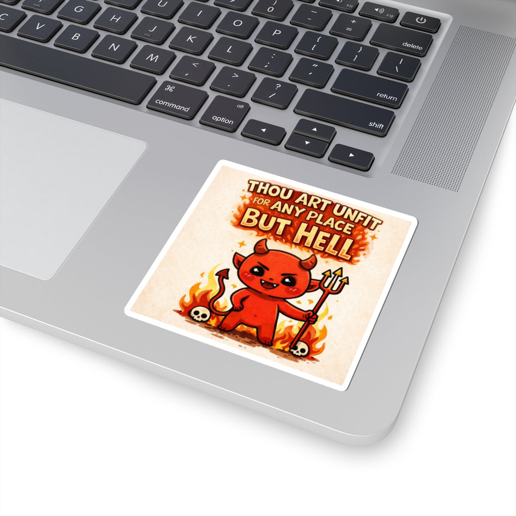 Shakespearean Devil Sticker