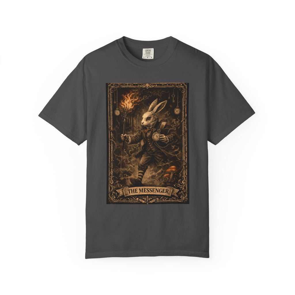 The Messenger Rabbit Tee -- Wonderland After Dark Collection