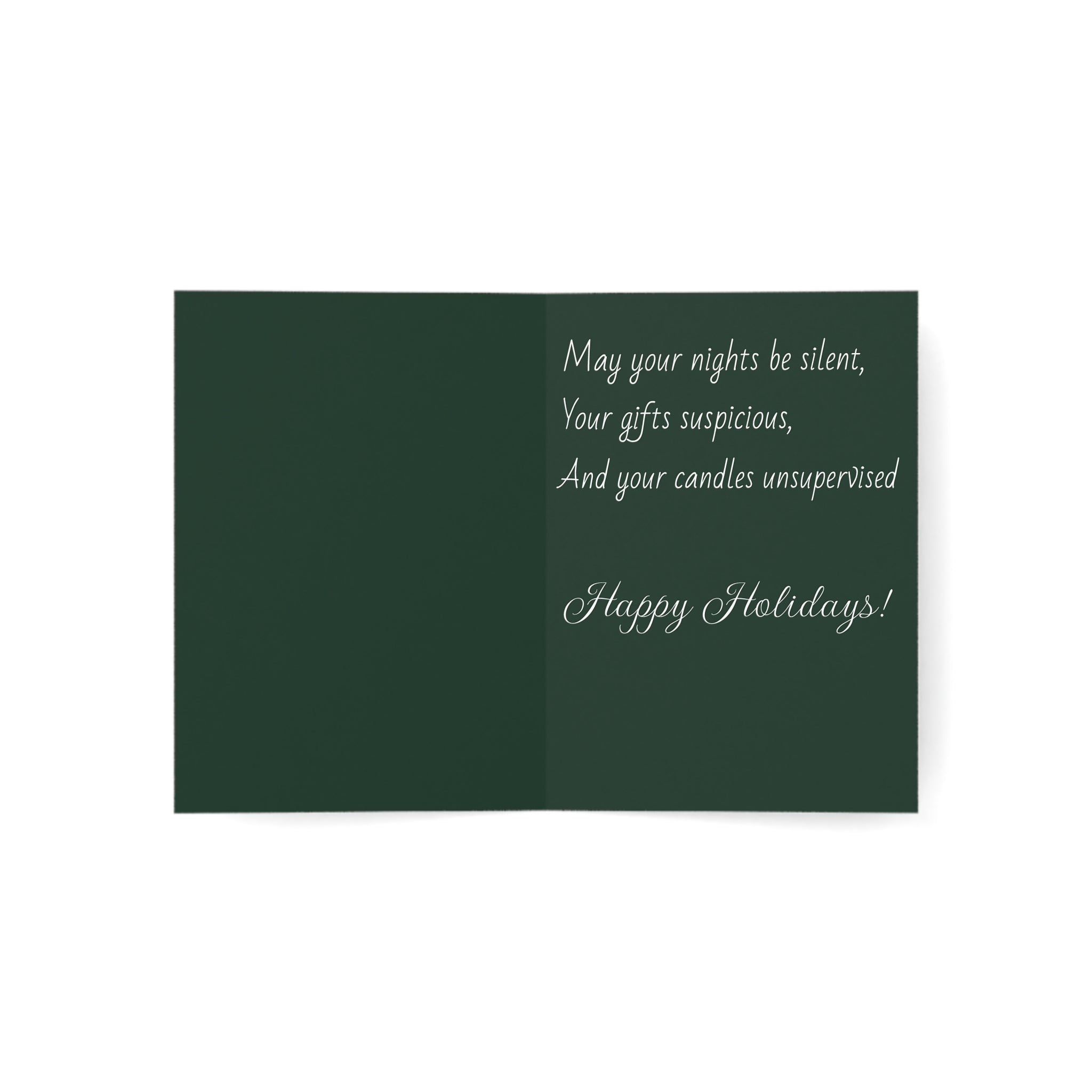 "Season's Creepings" Forensic Greeting Cards (1, 10, 30, and 50pcs)