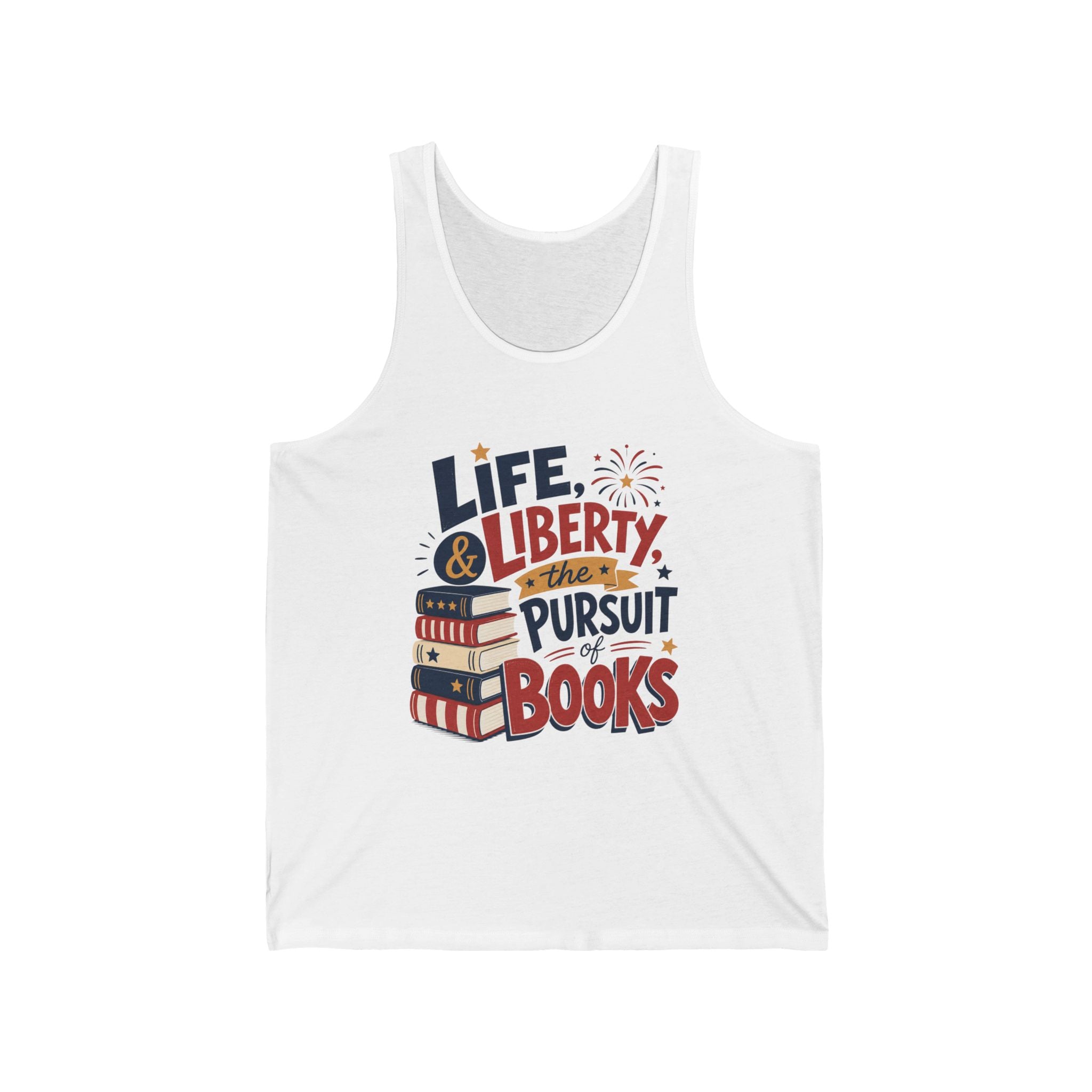 Life & Liberty: The Pursuit of Books Tank Top