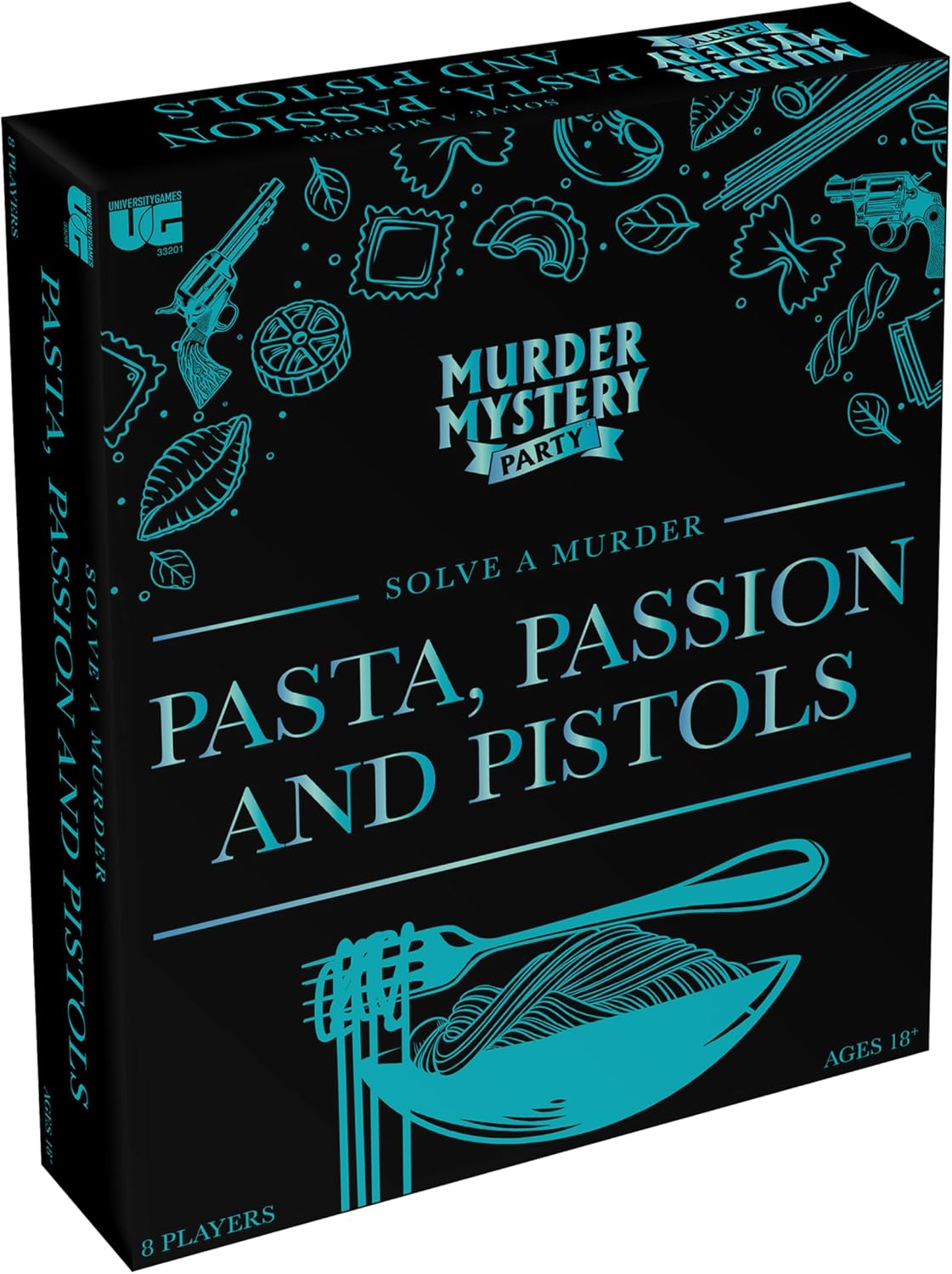 Pasta, Passion, and Pistols Murder Mystery Game