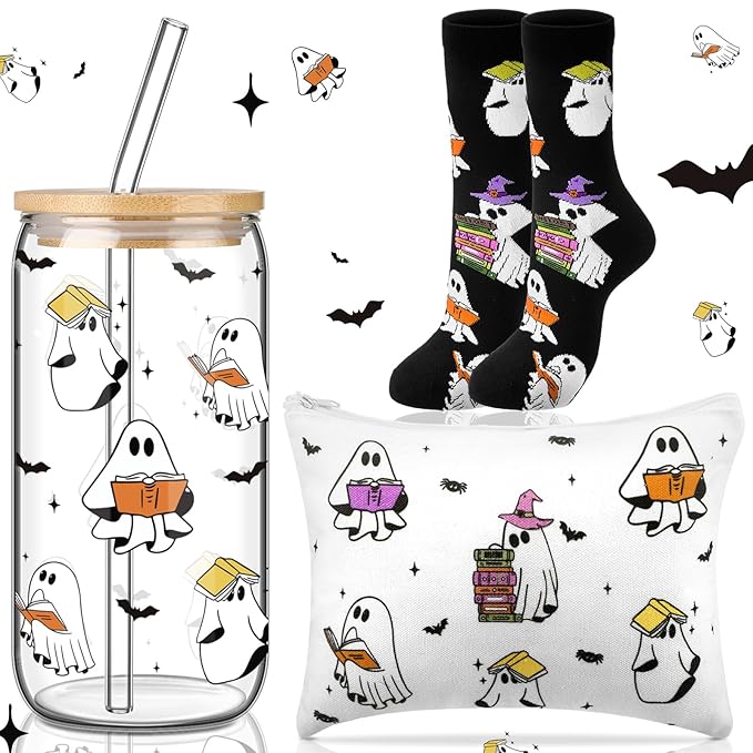 Bookish Ghost Gift Set — Cozy, Spooky, and Perfect for Halloween