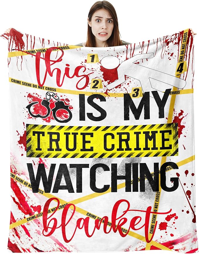 True Crime Watching Blanket