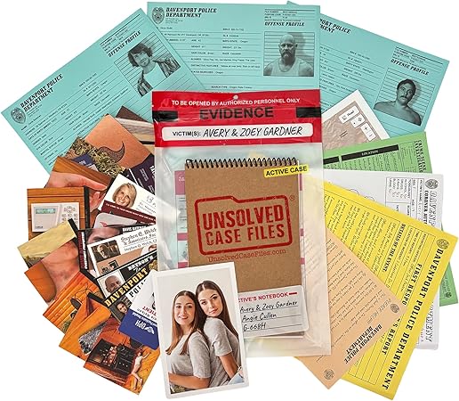 Unsolved Case Files: The Avery Gardner Murder Mystery Game